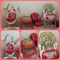 روروئک،صندلی غذا،صندلی ماشین و تاب فضایی