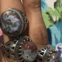 انگشتر عقیق حرفه ای دستساز (مجلسی) تراش آنتیک