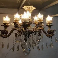 لوستر برنز ۵ شاخه