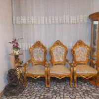 مبل سلطنتی تمام چوب راش منبت کاری شده ۹نفره|مبلمان خانگی و میز عسلی|ری, سیزده آبان|دیوار