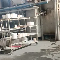 گاری چهار طبقه محکم با چرخثابت و گردان