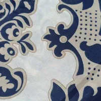 پارچه ملافه ست رنگ سرمه ای وکرم|رختخواب، بالش، پتو|اردبیل, |دیوار