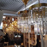 فروشی لوستر|لوستر و چراغ آویز|اسالم, |دیوار