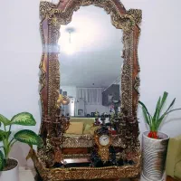 آیینه شمعدون در حد نو