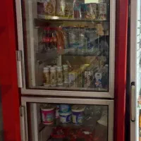 یخچال دودرب ویترینی دورو شیشه سالم