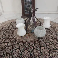 لوستر ۵ شاخه صحیح وسالم در حد نو بدون لامپ