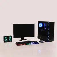 کامپیوتر کامل گیمینگ تدوین کیس مانیتور 23 hp