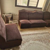 فروش یک دست مبلمان و میزو تلویزیون سالم فروش فوری|تلویزیون و پروژکتور|شاهین‌شهر, عطار|دیوار