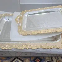 دو عدد سینی بسیار نفیس، دارای کارتن