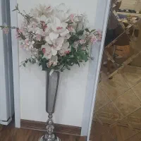 گلدون و شمعدان استیل