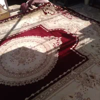 یک جفت فرش ۱۲متری زرشکی|فرش|نسیم‌شهر, |دیوار