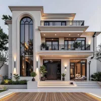 طراحی نما ساختمان، دکوراسیون داخلی و پلان