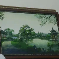 تابلو منظره ی  چاپی