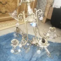 لوستر برنز 5 شاخه سالم سالم|لوستر و چراغ آویز|تهران, سعادت‌آباد|دیوار