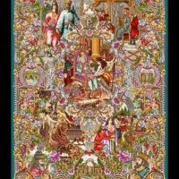 فرش دستباف شاهانه پنجه طلا|فرش|تربت‌حیدریه, شهید بهشتی|دیوار