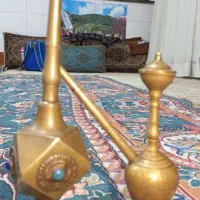 دو عدد عتیقه برنجی