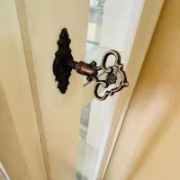 سرویس خواب با بوفه مدل الماس لاکچری چوب و چرم|تخت و سرویس خواب|اهواز, زیتون کارمندی|دیوار