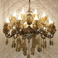 لوسترشاه عباسی برنز هشت شاخه شانزده شعله