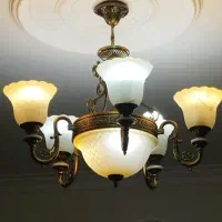 لوستر ۵ شاخه در حد نو