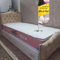 تخت خواب یک نفره فلز پنهان(تختخواب ۱یکنفره) سلطنتی|تخت و سرویس خواب|مشهد, سپاد|دیوار