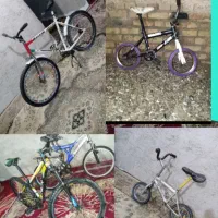 ۴ عدد دوچرخه تمیز سالم  یک تنه اساک