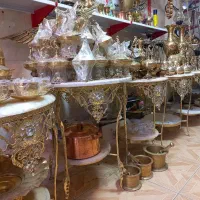 میزخاطره برنز شارژ شد آنتیک برنجیان