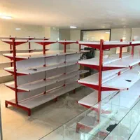 سوپر قفسه مارکتی قرمز سفید