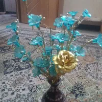گل تزیینی کریستال و گل طلا|گل مصنوعی|اصفهان, ملک‌شهر|دیوار