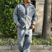 پیراهن کتی جین باکسی|لباس|مشهد, کوه سنگی|دیوار