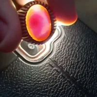 انگشتر عقیق ابدار یمنی رکاب نقره ۹۲۵ درجه یک فوری