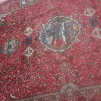 فرش قرمز 12متری قدیمی .ماشینی