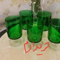 بلور بستنی خوری   قرمز