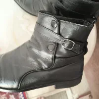 کفش نیم بوت چرم اصل