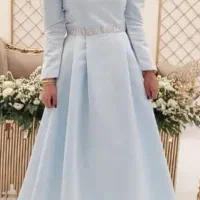 لباس مجلسی آبی یواش