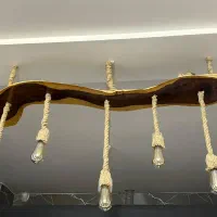 کارگاه چوب آبنوس|لوستر و چراغ آویز|آباده, |دیوار