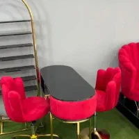 آینه کنسول دکورکامل آرایشگاهی مردانه زنانه