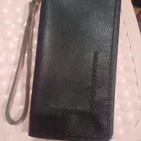 کیف پول چرم دست دوز  ۵۰۰ در دورنگ