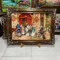 انواع تابلوفرش در ابعاد و طرح های مختلف،قاب چوب