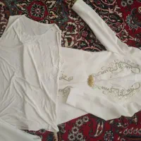 کت ودامن وکت وشلوار سفید|لباس|شیروان (خراسان), |دیوار