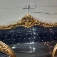 مبل۷نفره سورمه ای|مبلمان خانگی و میز عسلی|قم, انصارالحسین|دیوار