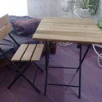 دو دست میز و صندلی چهار نفره
