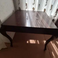 فقط میز غذاخوری ۴ نفره چوب ترک|میز و صندلی غذاخوری|اردبیل, |دیوار