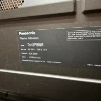 تلویزیون پاناسونیک ۴۲ اینچ مدل TH-42PV80MR|تلویزیون و پروژکتور|تهران, گیشا|دیوار