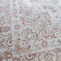 فرش 12متری پردیسان نخ ابریشم دلیجان  سه عدد