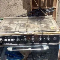 اجاق گاز طرح فر پنج شعله