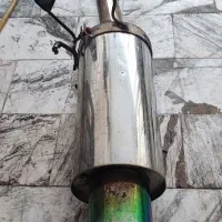 منبع اگزوز اسپرت تمام استیل