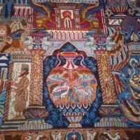 فرش دستباف کاشمر تخت جمشید|فرش|تهران, سجاد|دیوار