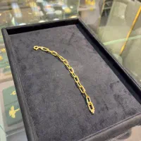 دستبند طلای پیپر کلیپ کم اجرت