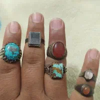 چند تا انگشتر با سنگ اصلی|جواهرات|بهبهان, |دیوار