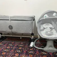 تخت کنارمادرو گهواره برقی کودک و کرییر